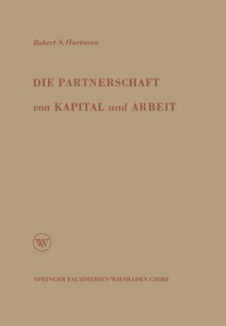 Knjiga Die Partnerschaft Von Kapital Und Arbeit Robert S. Hartman