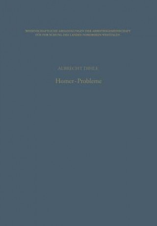 Könyv Homer-Probleme Albrecht Dihle