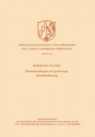 Kniha Klimaschwankungen Und Gro r umige Klimabeeinflussung Hermann Flohn