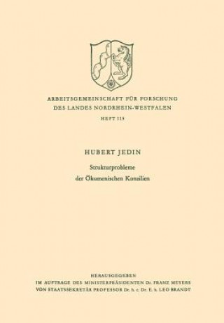 Kniha Strukturprobleme Der OEkumenischen Konzilien Hubert Jedin