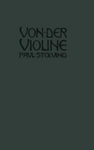 Книга Von Der Violine Paul Stoeving