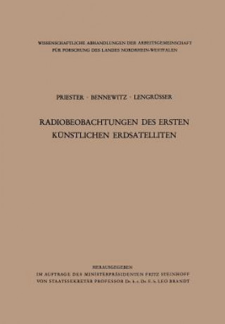 Carte Radiobeobachtungen Des Ersten K nstlichen Erdsatelliten Wolfgang Priester