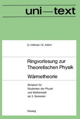 Book Warmetheorie Otto Hittmair