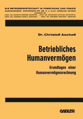 Buch Betriebliches Humanverm gen Christoff Aschoff