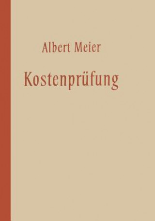 Книга Kostenpr fung Albert Meier