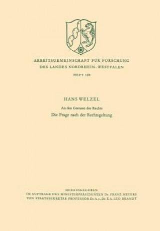 Kniha Den Grenzen Des Rechts Hans Welzel