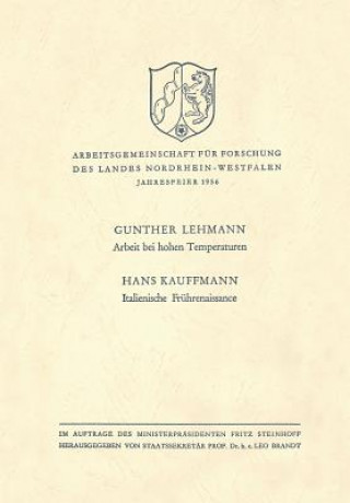 Book Arbeit Bei Hohen Temperaturen. Italienische Fr hrenaissance Gunther Lehmann