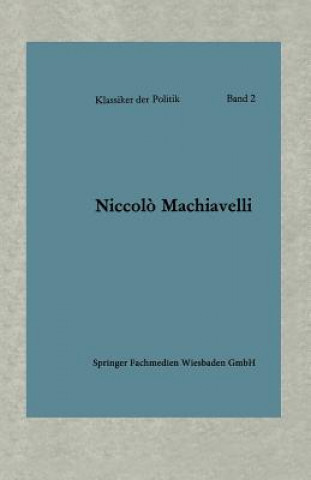 Kniha Politische Betrachtungen  ber Die Alte Und Die Italienische Geschichte Niccol