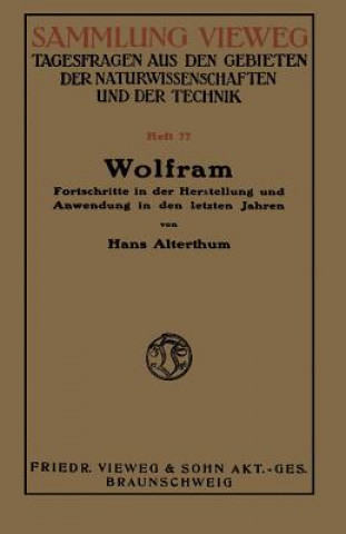 Carte Wolfram Hans Alterthum