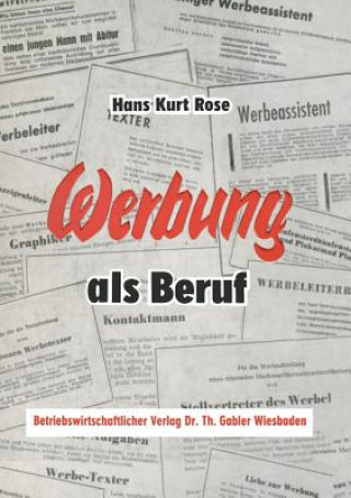 Libro Werbung ALS Beruf Hans Kurt Rose