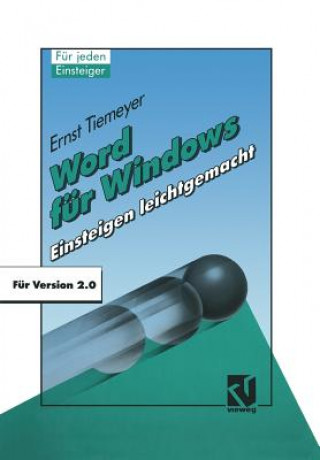 Kniha Word Fur Windows 2.0 Ernst Tiemeyer