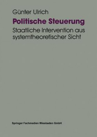 Kniha Politische Steuerung Günter Ulrich