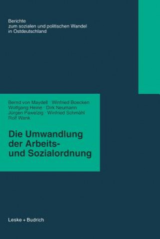 Carte Umwandlung Der Arbeits- Und Sozialordnung Bernd von Maydell