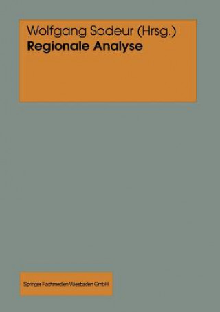 Książka Regionale Analyse Mit Kleinen Gebietseinheiten Wolfgang Sodeur