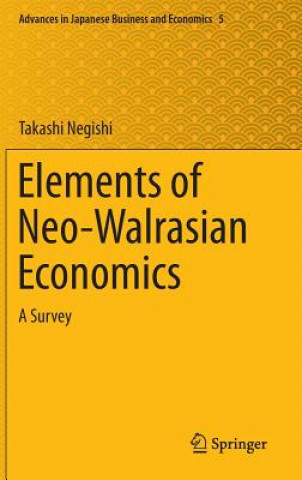 Kniha Elements of Neo-Walrasian Economics Takashi Negishi