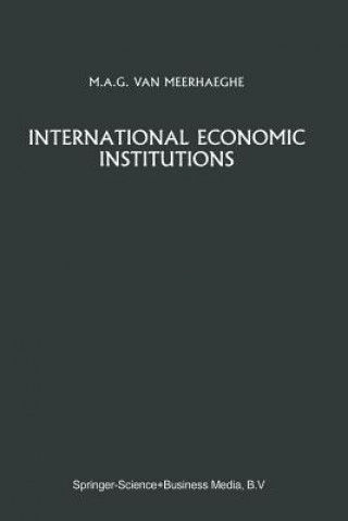 Könyv International Economic Institutions M.A. Meerhaeghe