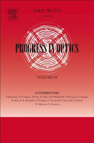 Carte Progress in Optics Emil Wolf