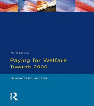Könyv Paying For Welfare Howard Glennerster