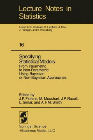 Könyv Specifying Statistical Models J.P. Florens