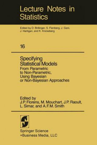 Kniha Specifying Statistical Models J.P. Florens