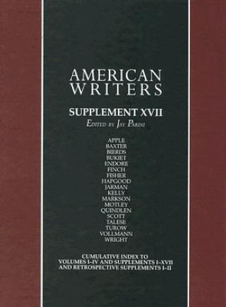 Carte American Writers Supplement Jay Parini