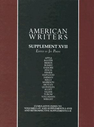 Kniha American Writers Supplement Jay Parini