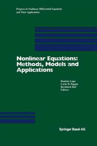 Kniha Nonlinear Equations: Methods, Models and Applications Daniela Lupo