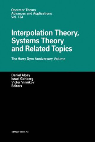 Livre Interpolation Theory, Systems Theory and Related Topics Daniel Alpay