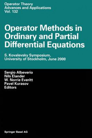 Boek Operator Methods in Ordinary and Partial Differential Equations Sergio Albeverio