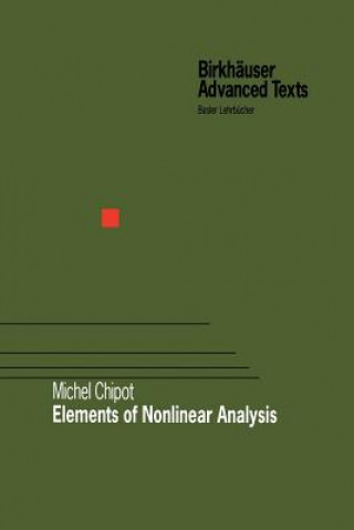 Kniha Elements of Nonlinear Analysis Michel Chipot
