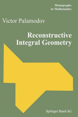 Book Reconstructive Integral Geometry Victor Palamodov