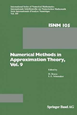 Kniha Numerical Methods in Approximation Theory, Vol. 9 D. Braess