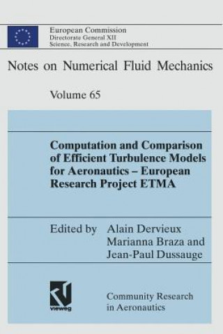 Βιβλίο Computation and Comparison of Efficient Turbulence Models for Aeronautics - European Research Project ETMA Alain Dervieux