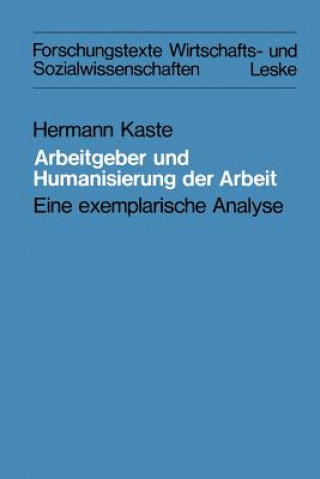 Book Arbeitgeber Und Humanisierung Der Arbeit Hermann Kaste