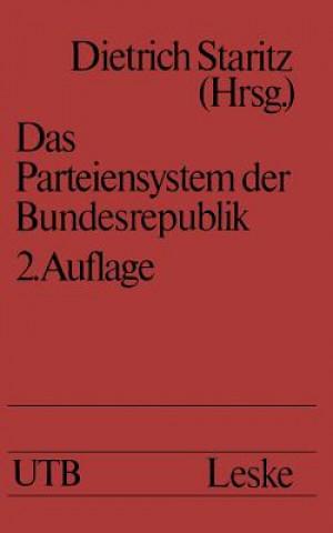 Könyv Das Parteiensystem Der Bundesrepublik Dietrich Staritz