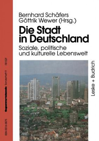 Kniha Die Stadt in Deutschland Bernhard Schäfers