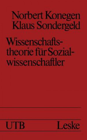 Libro Wissenschaftstheorie F r Sozialwissenschaftler Norbert Konegen