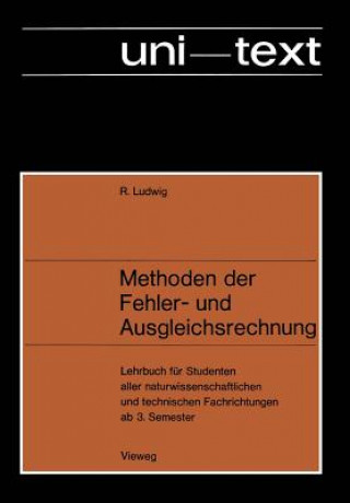 Knjiga Methoden Der Fehler- Und Ausgleichsrechnung Rudolf Ludwig
