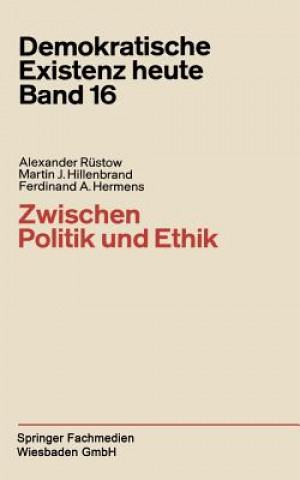 Książka Zwischen Politik Und Ethik Alexander Rüstow