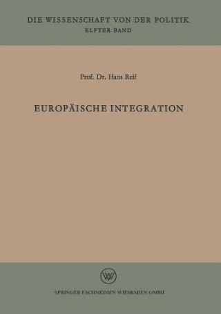 Książka Europaische Integration Hans Reif