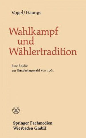 Buch Wahlkampf Und Wahlertradition Bernhard Vogel