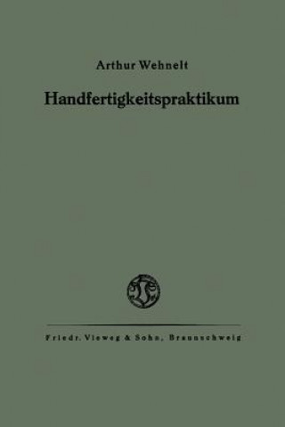 Kniha Das Handfertigkeitspraktikum Arthur Wehnelt