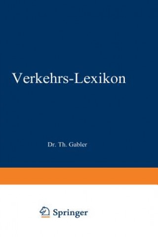 Livre Dr. Gablers Verkehrs-Lexikon Walter (Hrsg.) Linden