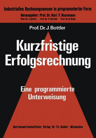 Könyv Kurzfristige Erfolgsrechnung Jörg Bottler