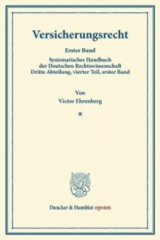 Carte Versicherungsrecht. Victor Ehrenberg