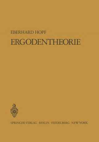 Kniha Ergodentheorie Eberhard Hopf