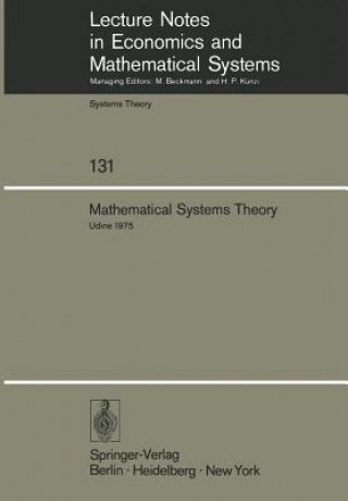 Könyv Mathematical Systems Theory G. Marchesini