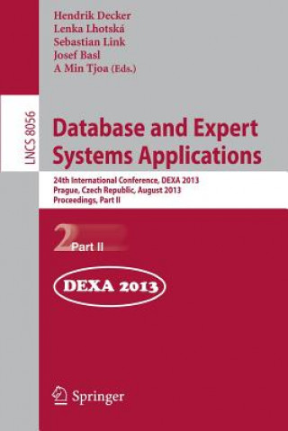 Kniha Database and Expert Systems Applications Hendrik Decker