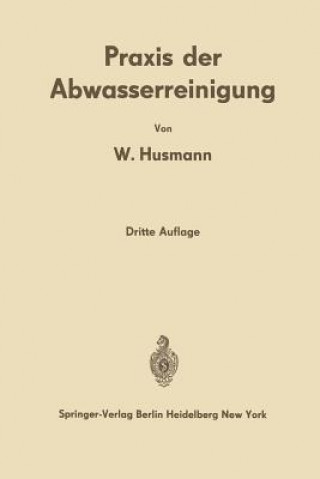 Book Praxis Der Abwasserreinigung Wilhelm Husmann