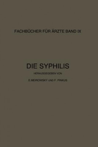Book Die Syphilis E. Meirowsky